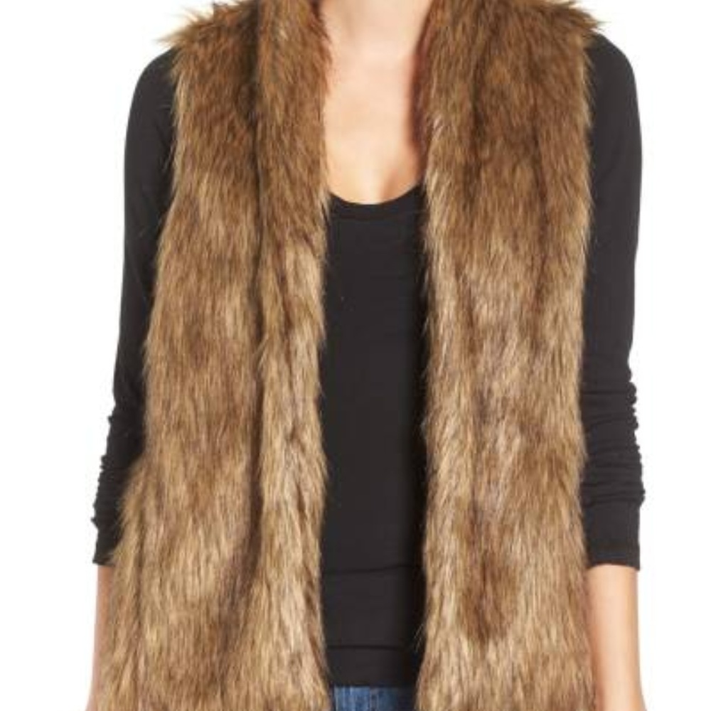 Hinge Faux Fur Vest